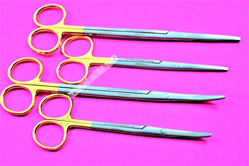 German Set of 4 EA TC METZENBAUM Scissors STR Plus CVD Blade TIP 7 Plus 5.5 inches CYNAMED
