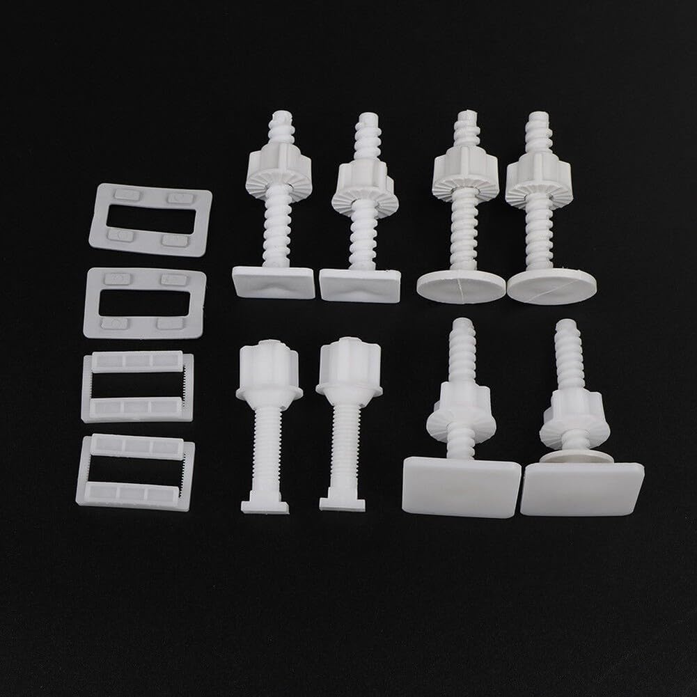 Toilet Hinge Bolts Replacement, Screws Fixing Fitting Kit,Toilet Repair Screws,High Strength Screws,Easy Installation