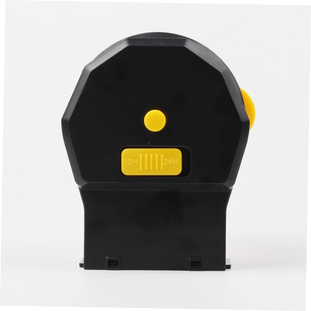 Amosfun Automatic Fish Feeder Dispenser with Adjustable Timer for Aquarium Tank, Yellow Vacation Auto Feeder for Fish and Turtle Feeding
