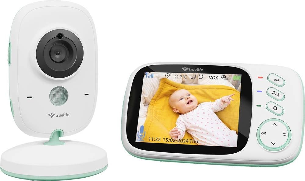 TrueLife NannyCam H32 Pro TLVMMNCH32PWB baby monitor with camera Digital 2.4 GHz