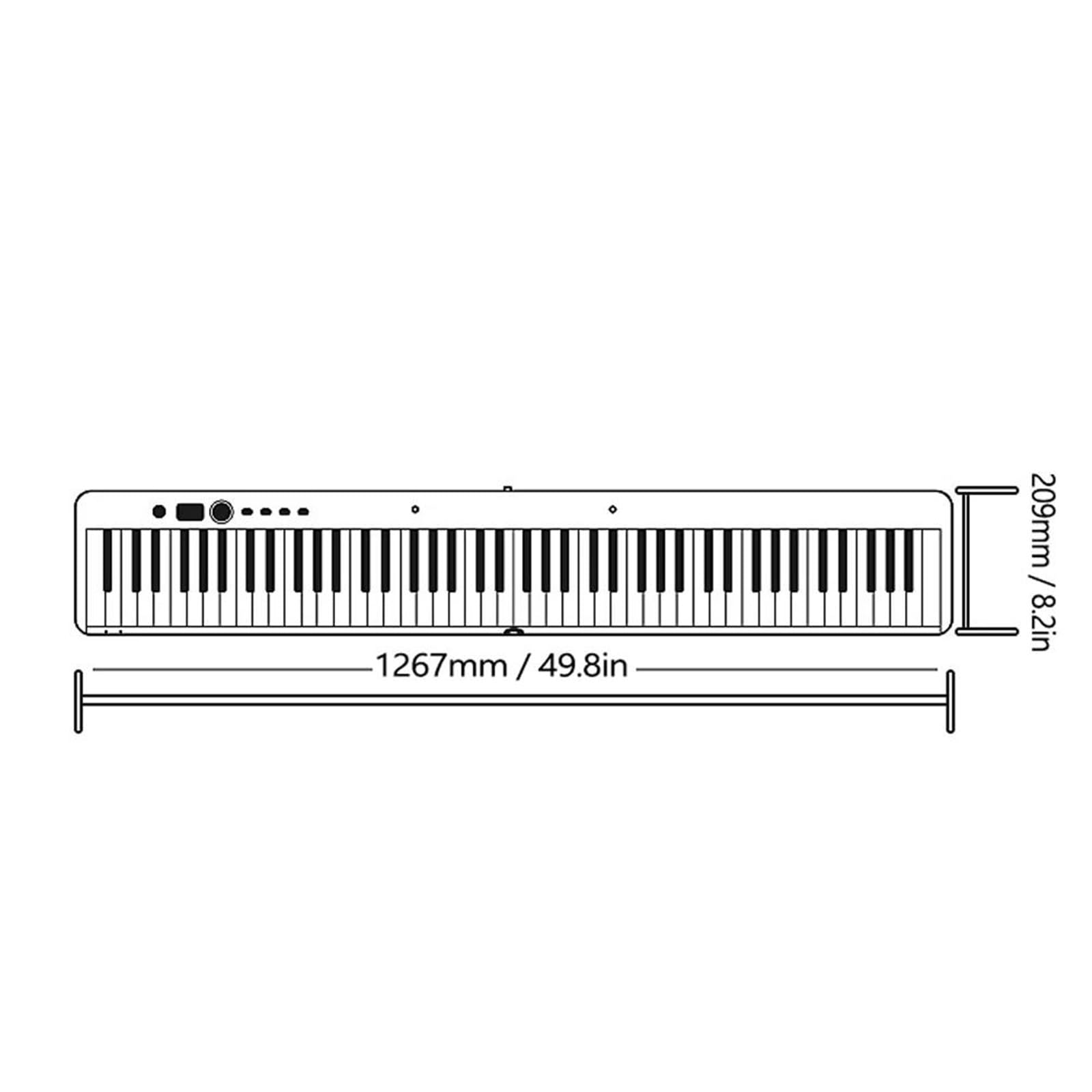 Tastiera Elettronica Tastiera Elettronica Digitale Multifunzionale Portatile Pieghevole Da 88 Tasti