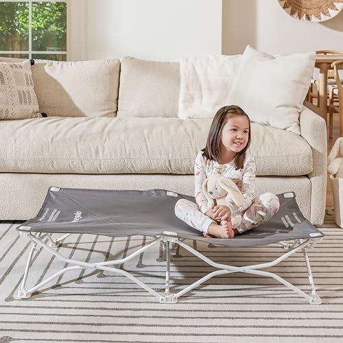 Regalo My Cot&reg; Portable Toddler Bed, Foldable Kids Travel Bed & Camping Cot, Lightweight Sleeping...