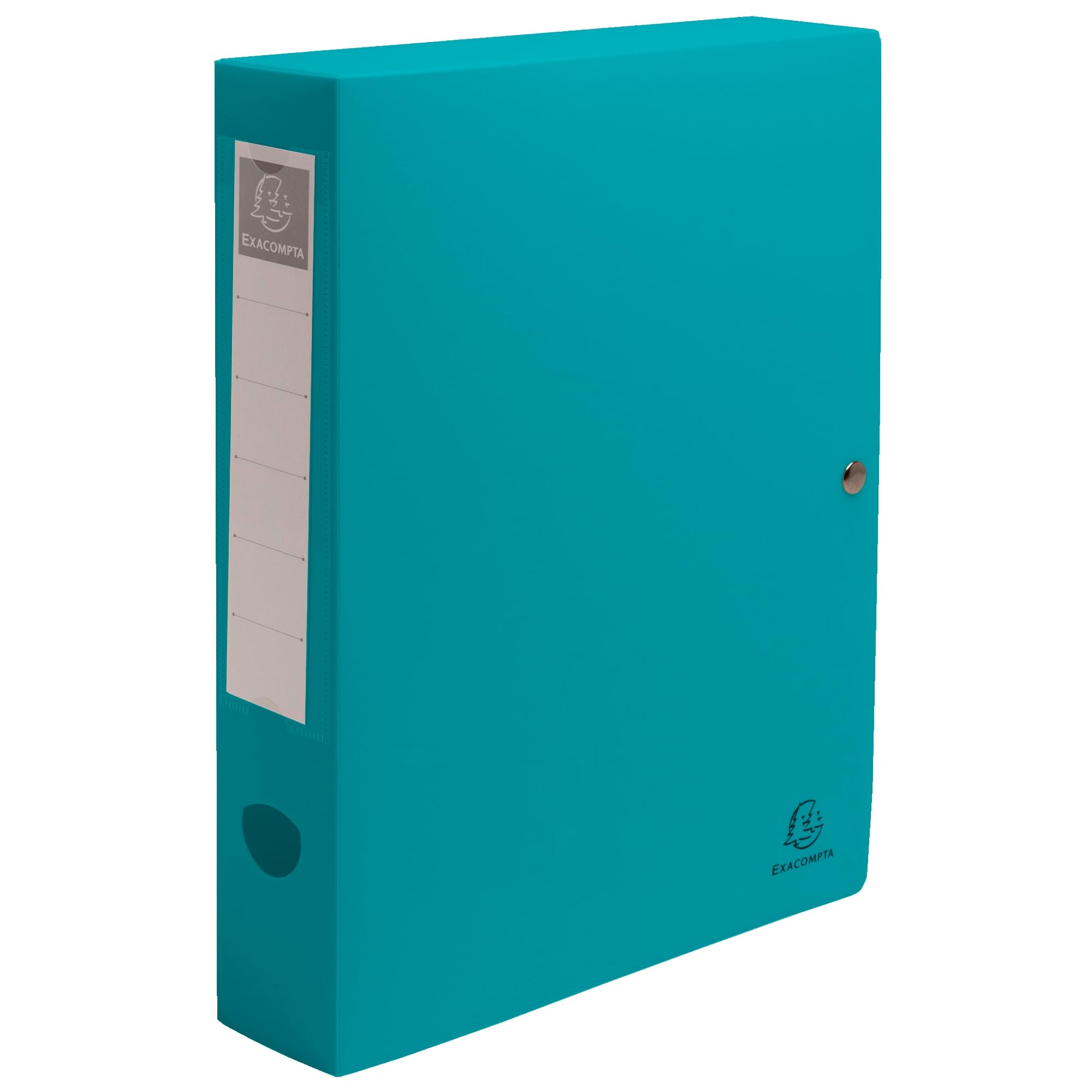 Exacompta 6 scatole archivio Titane PP riciclato dorso 8 cm assortite
