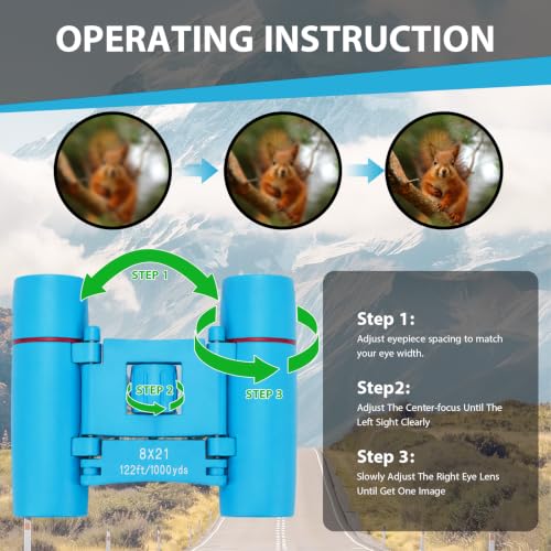 Image of Binoculars for Adults and Kids, High Powered Compact Binoculars