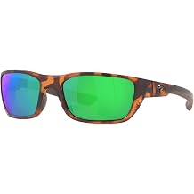 Costa Del Mar Sunglasses for Men -Whitetip Mens Polarized Sunglasses - Fishing, Boating & Beach UV Protection - Size 58, 580P