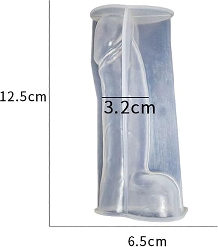 Miniatura 7 de CHICTRY Bandeja de moldes genitales de silicona para hombre, moldes novedosos para hacer dulces, bandeja de molde para manualidades, velas