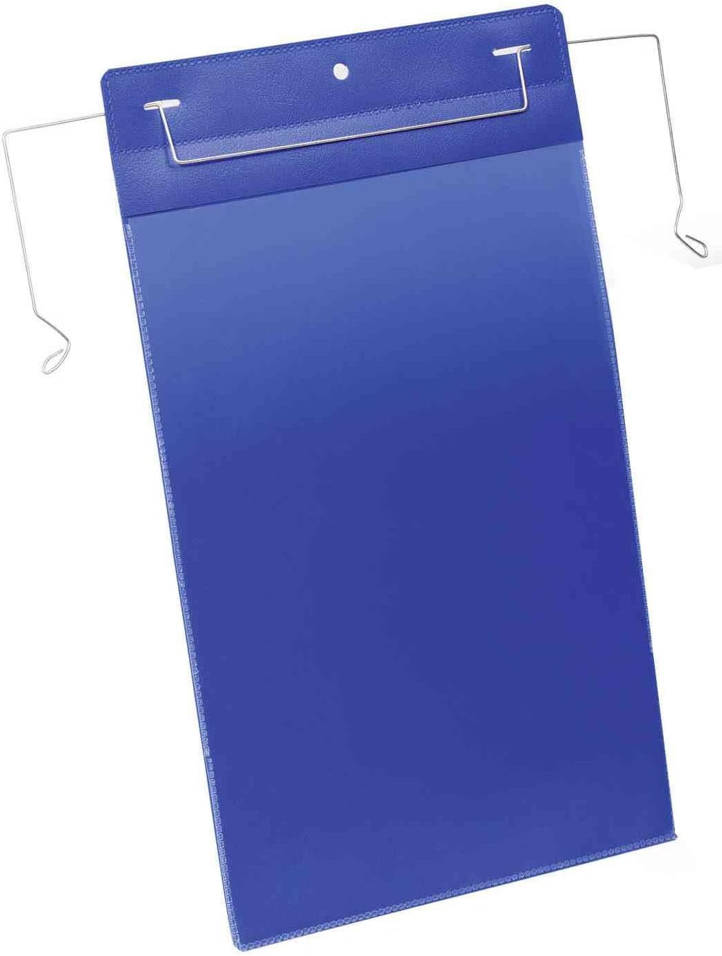 Durable Blue Wire Hanger Pocket A4