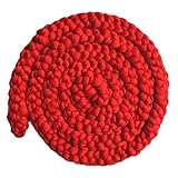 Newborn Photography Basket Braid Wool Wrap Baby Photo Props - Red