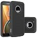 Moto G5 Plus Case, Moto G Plus (5th Generation) Case, OEAGO [Shockproof] [Impact Protection] Hybrid Dual Layer Defender Protective Case Cover for Motorola Moto G5 Plus / Moto G Plus (5th Gen) - Black