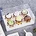 10 Gift Boxes Transparent Cake Boxes ï¼Œ6 Holes Inserts Cupcake & Dessert Boxes | Tall Transparent Cupcake Box | Insert in White,orBlack | Fits Muffin & Cupcakes Casesï¼ˆ9.4