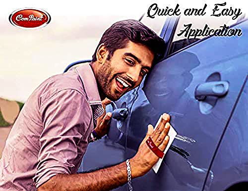 Image of COM-PAINT Best Car Scratch Remover Kit - Spray Paint for Maruti Celerio, RC Colour (Blazing-Red) - Made in India