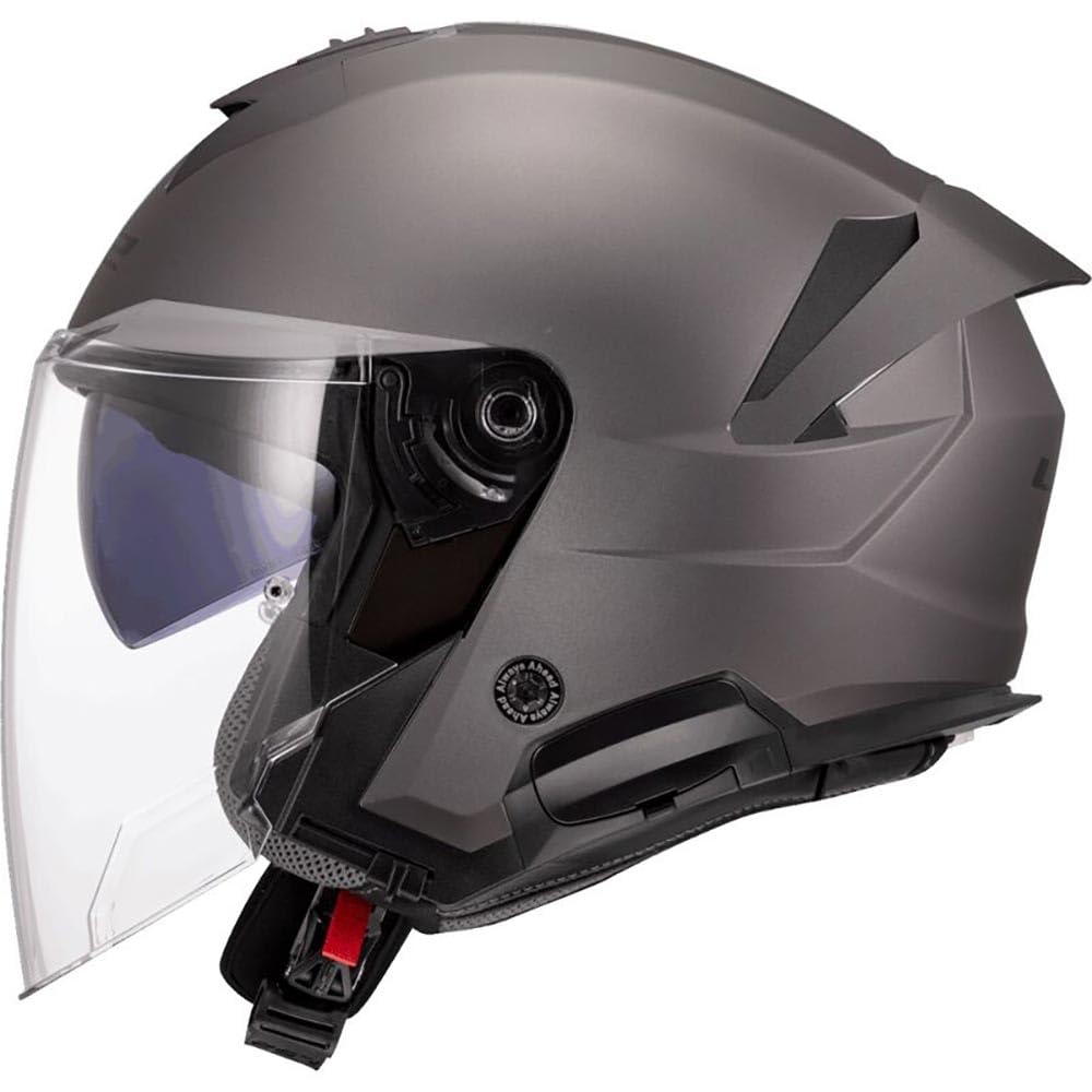 LS2, Casco Moto Jet VERSO II SOLID Matt Titanium, XS