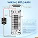 Nilight 6 Way Fuse Block with Negative Bus 12V Blade Fuse Holder ATC/ATO Standard Fuse Box Label Stickers Waterproof Cover Fuse Panel for Automotive Cars Trucks RVs Campers Vans, 2 Years Warranty