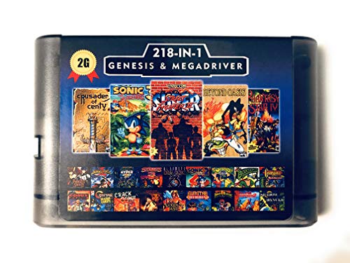 218 in 1 Game Card For Sega Megadrive Genesis with Shining Force II