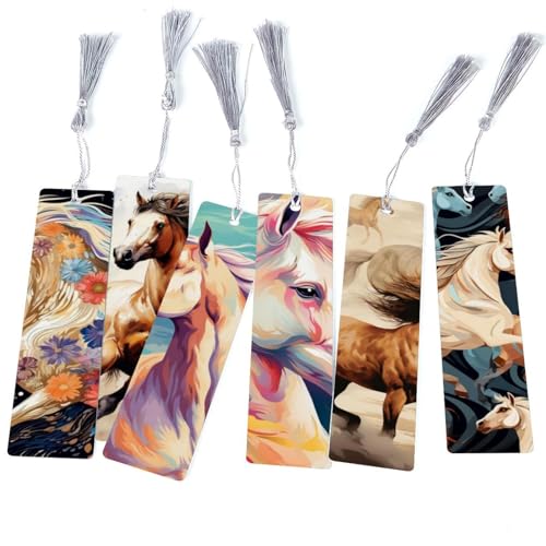 Marque-pages à pompons motif cheval | L'idée cadeau idéale pour un anniversaire de lecteur