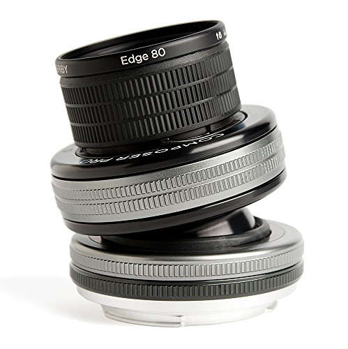 Lensbaby Quick Release LB-3U6C Composer pro II with Edge 80 Optic for Connecting Canon EF, Black