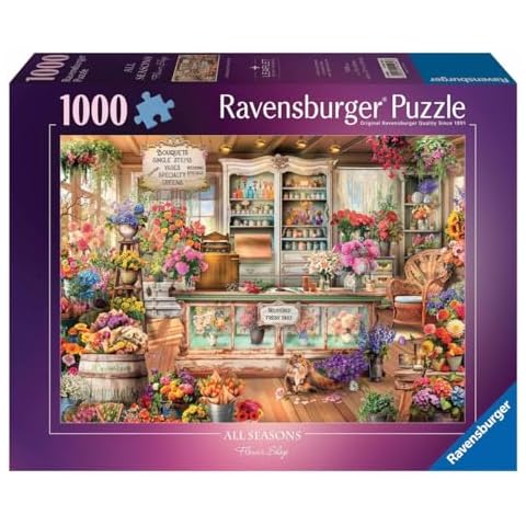Ravensburger All Seasons Flower Shop Puzzle Cover