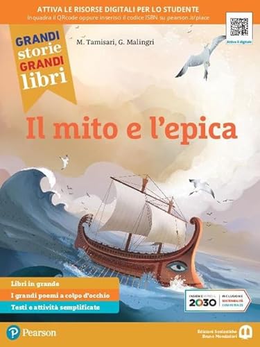 9788869107238 Grandi storie, grandi libri. Mito ed epica. Ediz. verde. Per la Scuola media. Con espansione online