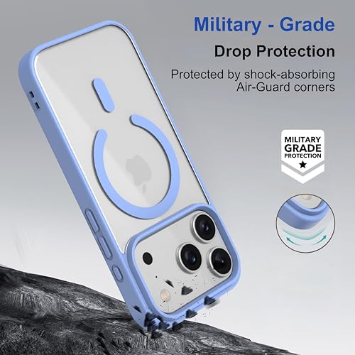 Image of Zapcase Back Case Cover for iPhone 17 Pro | Compatible for iPhone 17 Pro Back Cover | Scratch-Resistant Back Cover | Sierra Blue