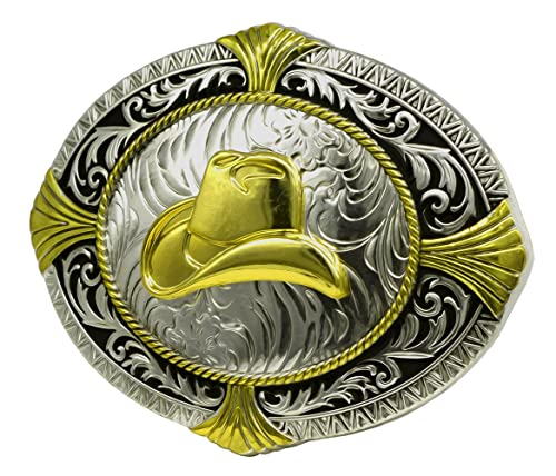 Image of Moranse Cross Cowboy Kneeling Prayer Horse Zinc Alloy Belt Buckles