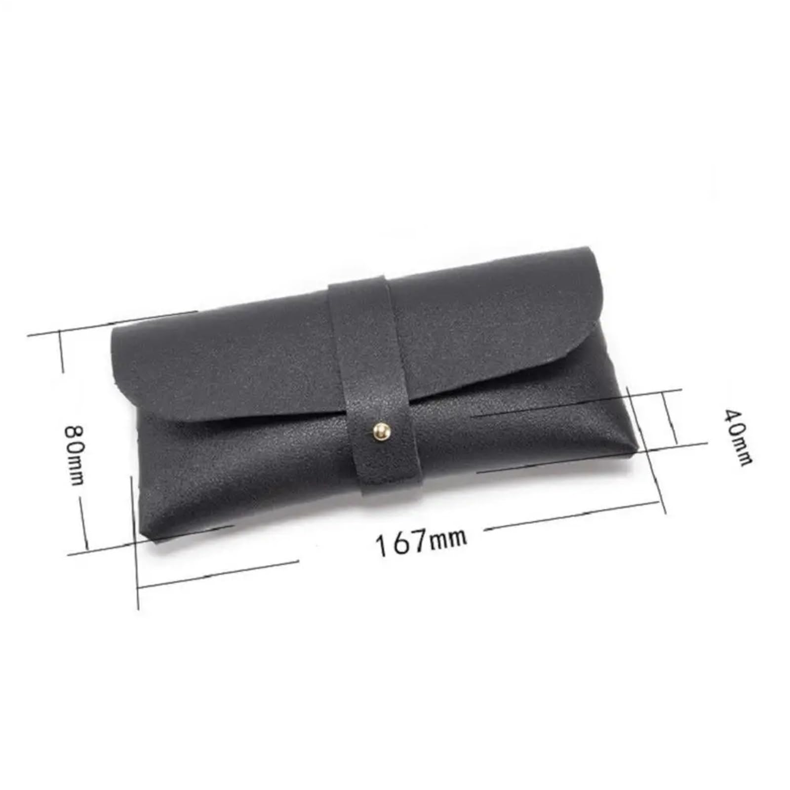 2 pezzi in morbida pelle borsa for occhiali custodia protettiva for donna uomo da sole portatili scatole accessori for Per Occhiali