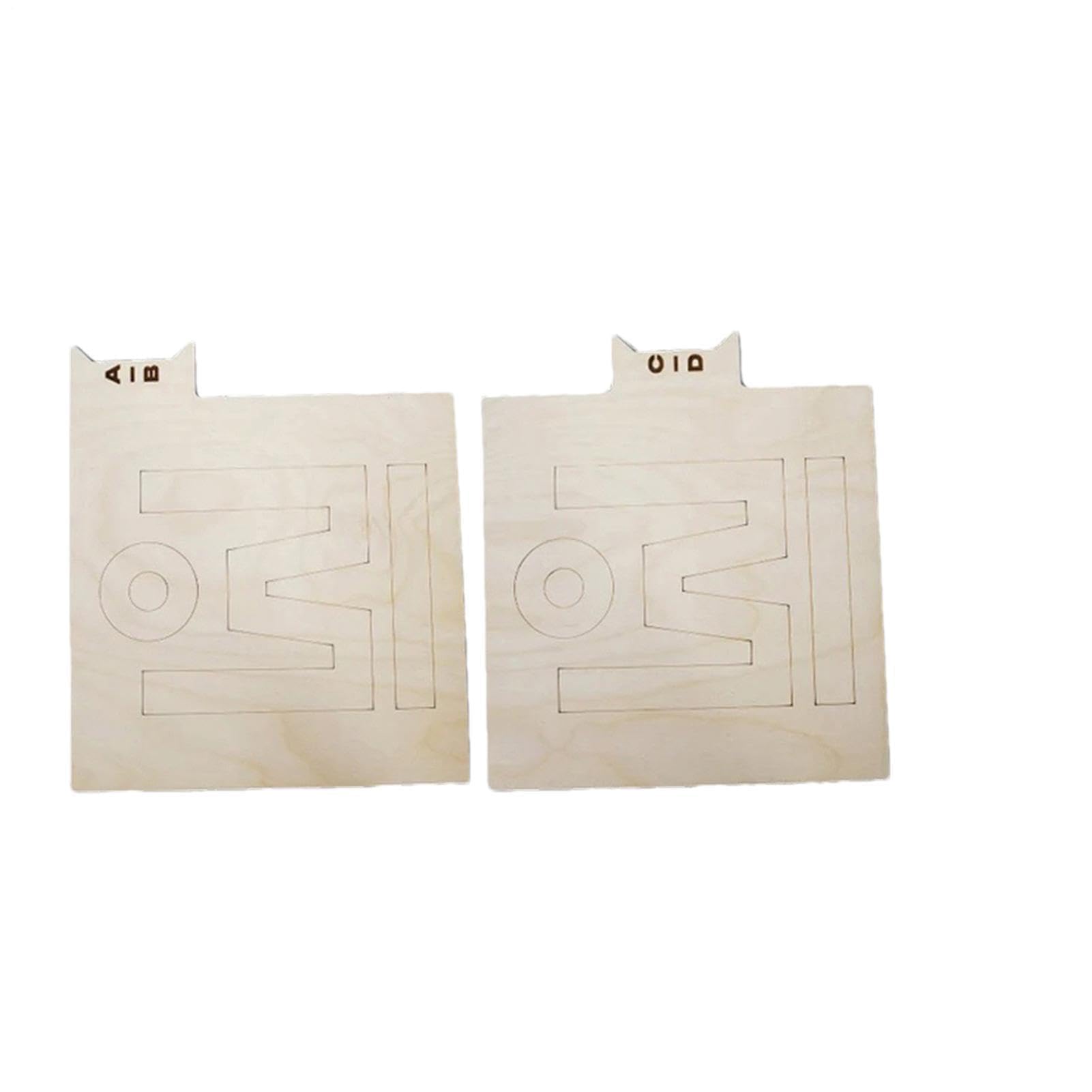 Separadores de madera de la A a la Z para álbumes, pestañas de