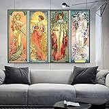 Zoom IMG-1 dittelle artista alphonse mucha quadro Zoom IMG-1 dittelle artista alphonse mucha quadro