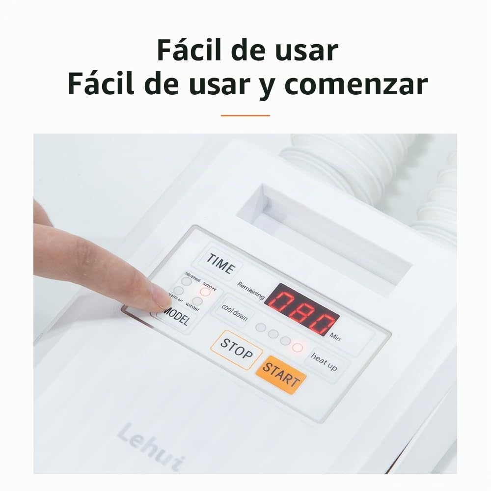 Calentador de manta portátil, cómodo aire caliente en la cama, secado del sudor, adecuado para el cambio climático, adecuado para todas las estaciones, puede secar zapatos, ropa, calentador de mantas,