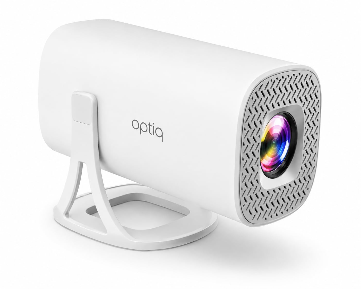 OPTIQ 4K Supported Smart Projector | Native 1080p Full HD | 300 ISO Lumens | Android TV | Wi-Fi 6 & Bluetooth 5.0 | Auto Keystone & Focus | Rotatable Design | Portable Home Projector for Room-image-7