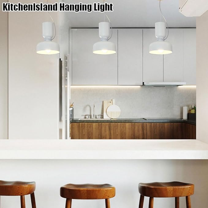 Lámpara colgante de techo moderna E27 de diseño industrial para iluminación de comedor 6