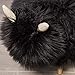 Christopher Knight Home Kamla Furry Yak Ottoman, Black, Natural Finish