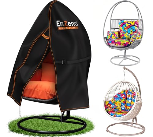 Enzeno Ei Patio Hängesessel Abdeckung Outdoor Swing Egg Chair Cover...