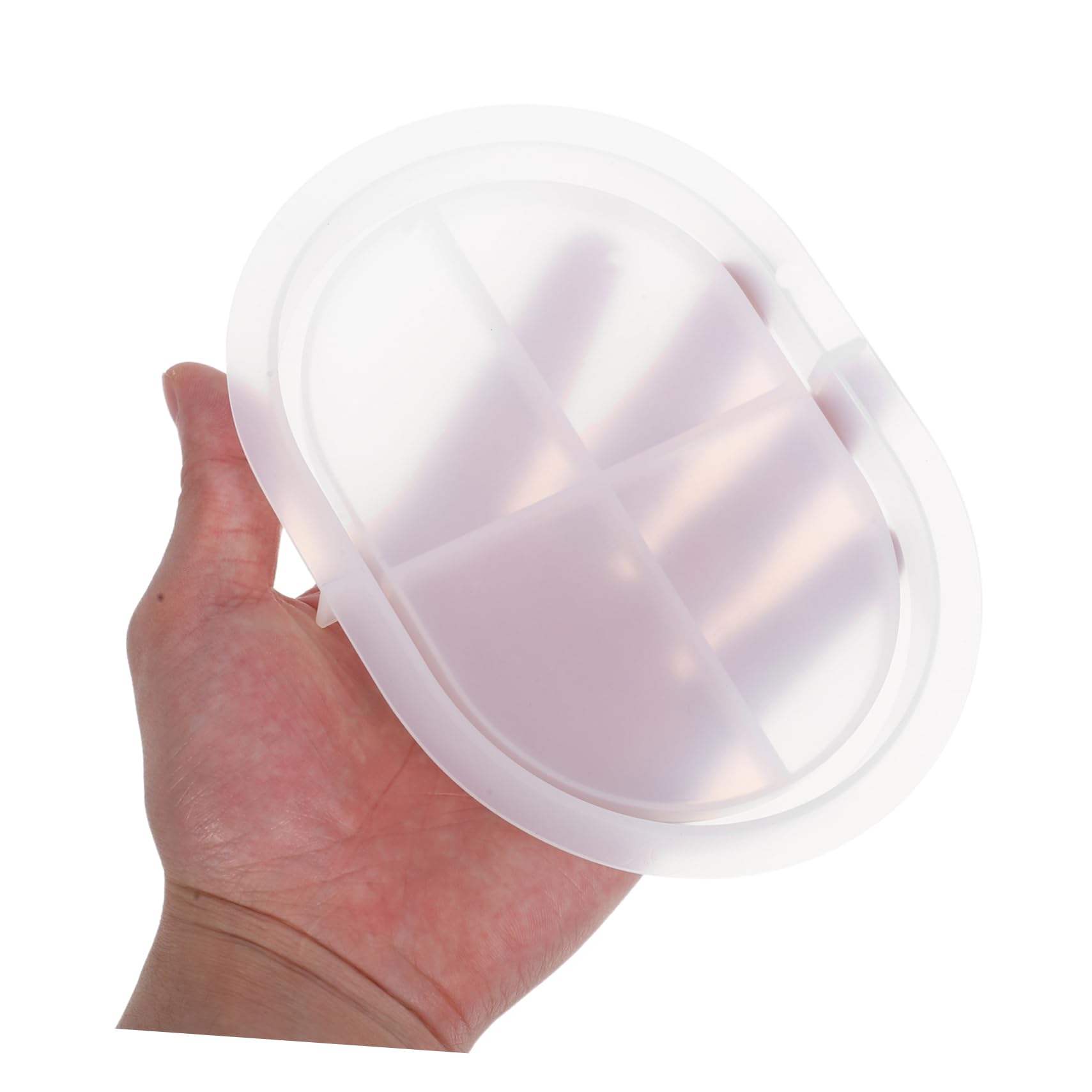 Stampi in Silicone Ovali per Resina Epossidica 5 Pezzi per Gioielli Fai da Te Bordo Facile da Sformare per Creazioni Eleganti e Versatili