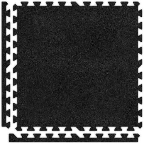 6' x 6' (9 pieces) Charcoal Premium SoftCarpets Interlocking Comfortable Carpet/EVA Foam Rubber