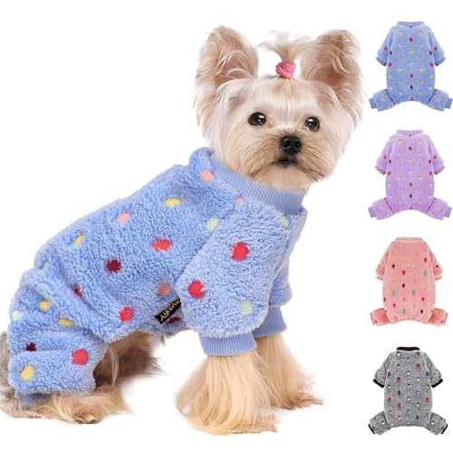 Pijama para cães tamanho XXX-PP, algodão elástico para cães de estimação, pijamas para cachorrinhos