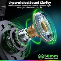 WESEARY Gaming Headset Wireless mit Mikrofon für PS5 PS4 PC Switch Handy – Ansicht 9