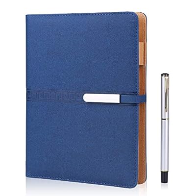 FOBOZONE Cuaderno de rayas A5, cuaderno de tapas duras recargable de 6 anillas con soporte para bolígrafo, 100 hojas, bloc de notas, agenda, material de oficina | Ya disponible en tu tienda friki favorita! En mundofriki.es!