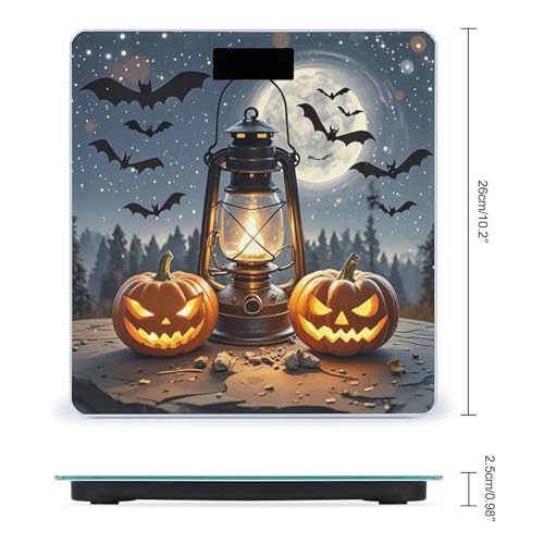 Báscula digital para baño de vidrio templado con pantalla LCD miniatura 2