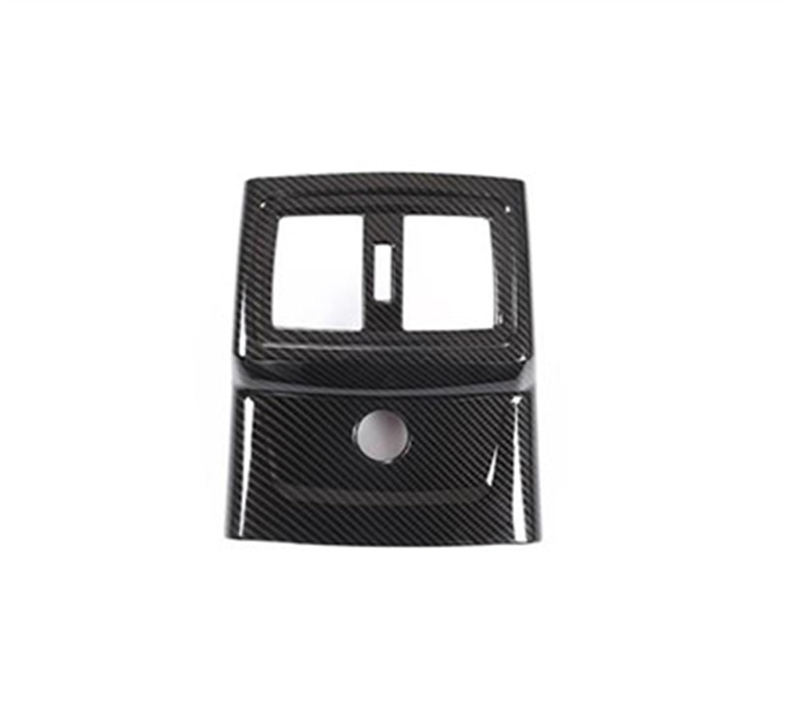 Piwine D Abs Carbon Fiber Car Rear Row Air Conditioner Outlet Frame Ecorative Sticker For X1 F48 X2 F47 2016-2021
