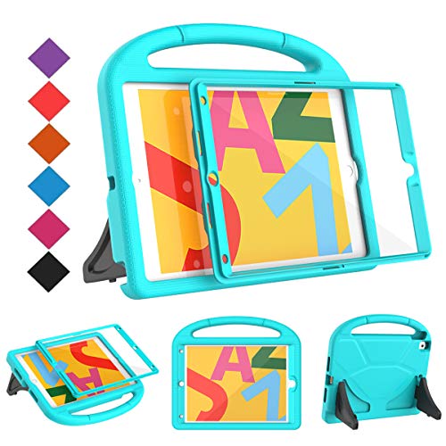 BMOUO Kids Case for iPad 10.2 (2019), iPad 10.2 Case - Built-in Screen