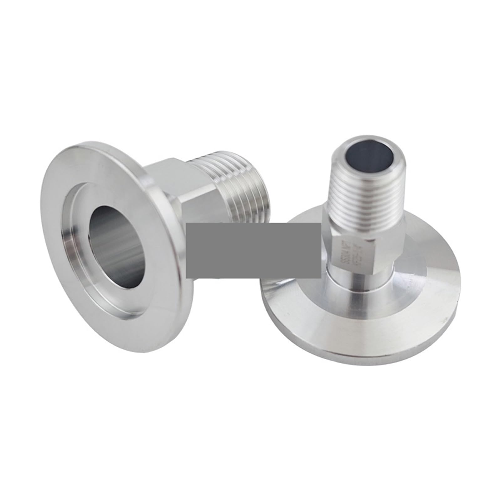 AARTERZZA KF25 Vacuum to 1" NPT Male Thread 304 Stainless Steel Vacuum Flange Pipe Hex Pipe Fitting