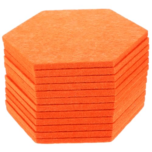 Tableau mural feutre hexagonal modulable 12 pièces pour mémo créatif - 2
