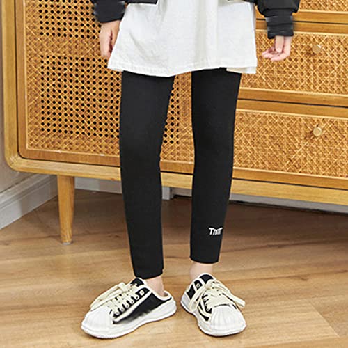 Little Girls Leggings Fleece Lined Baby Cotton Thick Thermal Tights Kids Stretchy Basic Full Length Pants Winter Warm Clothes3