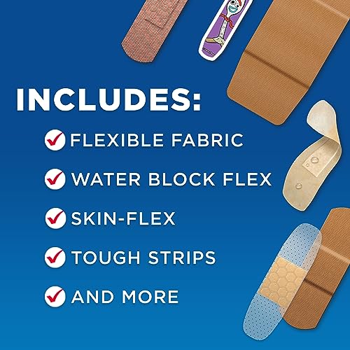 image for Band-Aid Adhesive Bandage Family Variety Pack in Assorted Sizes Featur