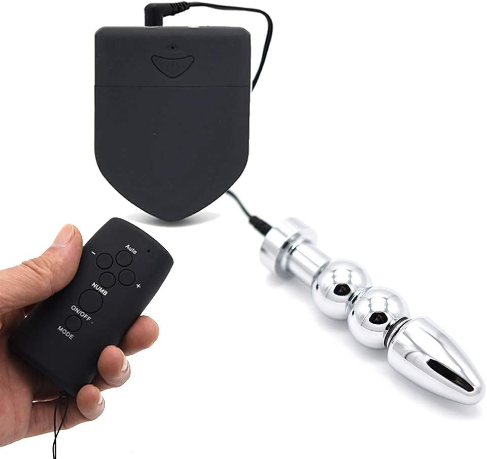 TCFAFAESTIM Wireless Remote Black Electro Device Stimulation Estim Electric Kit
