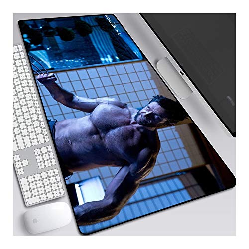 Preisvergleich Produktbild IGZNB Mauspad Wolf Game Mouse Pad, 800X300Mm Groß, Rutschfeste Gummibasis Und Verschlusskante, Geeignet Für Computer, Pcs Und Notebooks, L