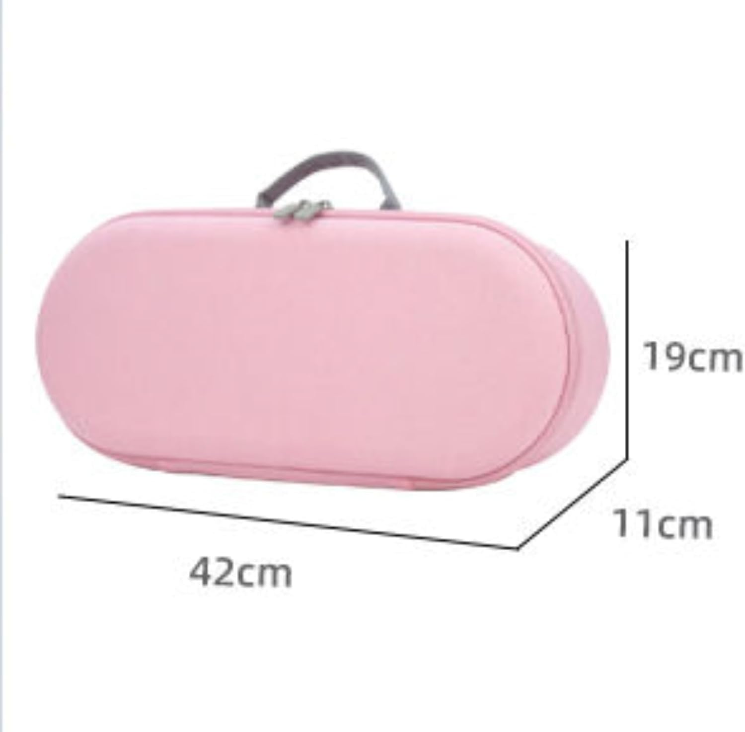 Estuche de almacenamiento para secador de pelo, organizador de viaje impermeable, bolsa de transporte portátil para accesorios de secador de pelo Dyson (negro)