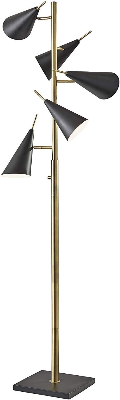 Free Shipping 🛒 Adesso 3477-21 Owen Tree Lamp, Antique Brass
