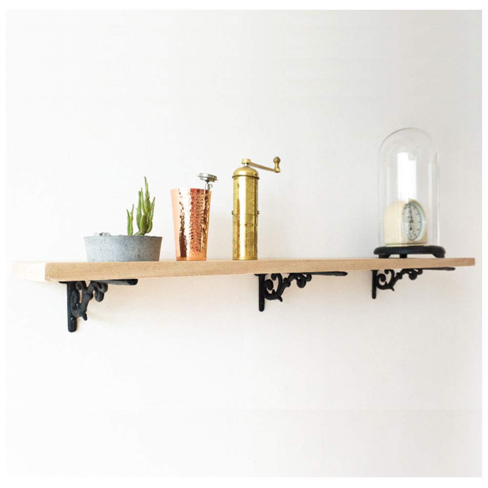 Support D'étagère Mural En Fonte – Style Vintage Industriel – Taille S, Lot De 2
