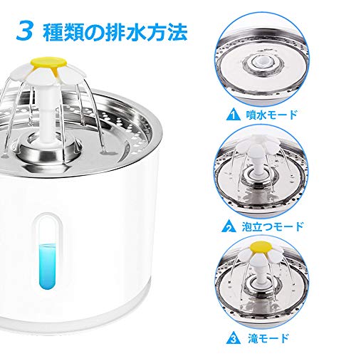 Dispensador automático de agua para mascotas 2.4L miniatura 6